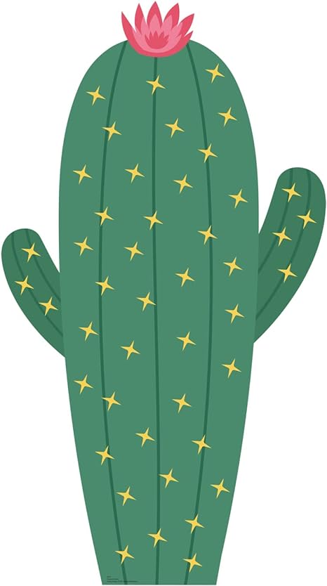 Cardboard People Cactus Cutout