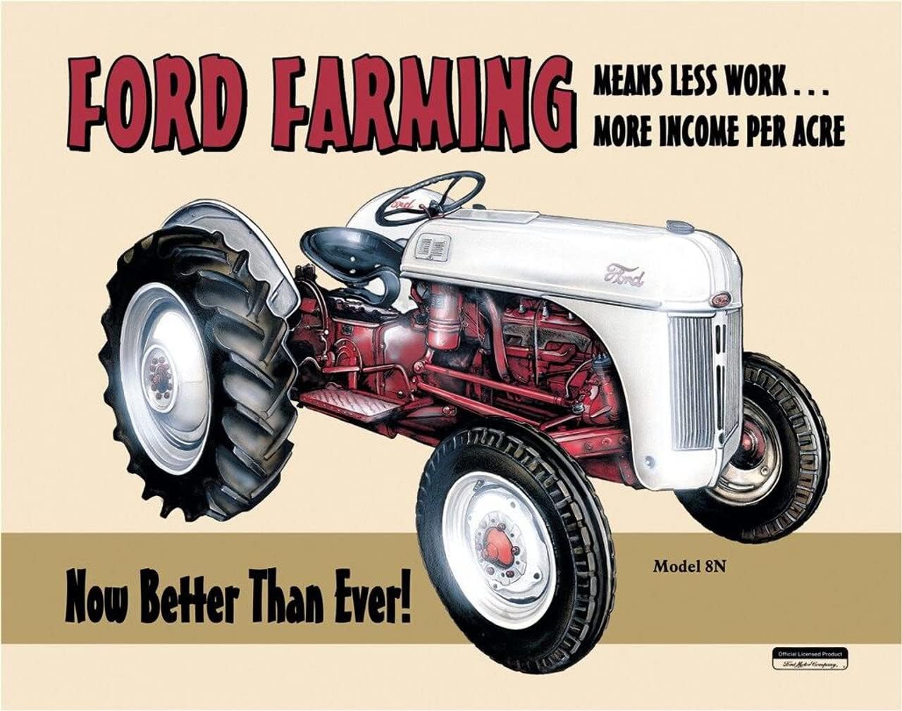 Desperate Enterprises Ford Farming Tin Signs