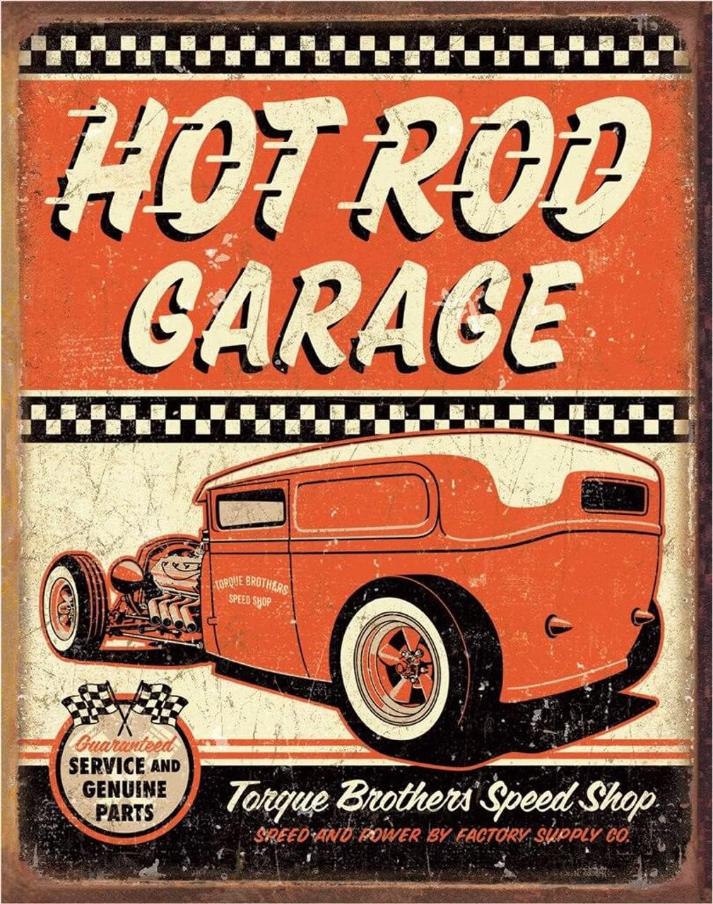 Desperate Enterprises Hot Rod Garage Tin Signs