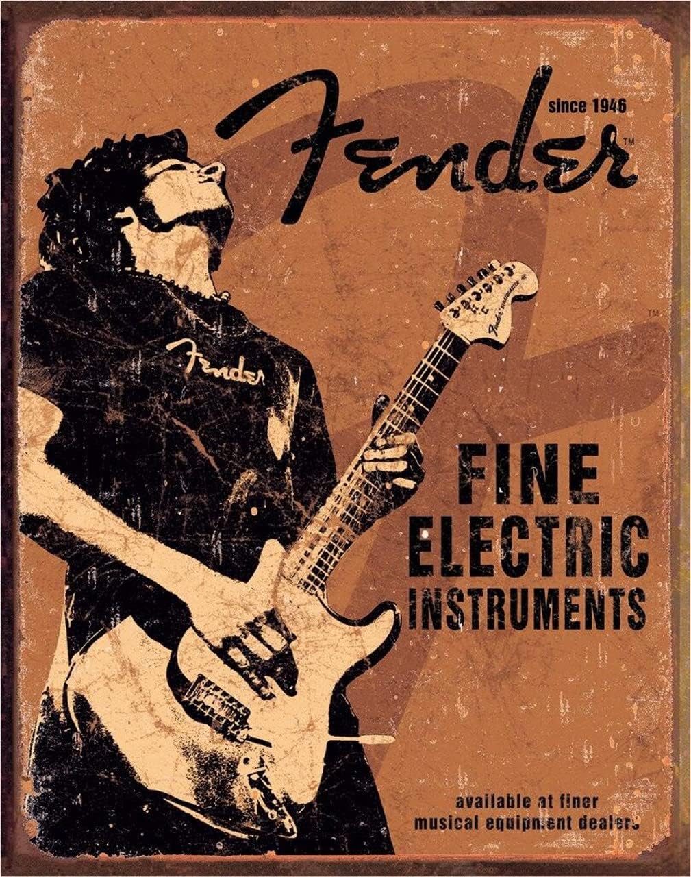 Desperate Enterprises Fender Tin SignsÉ